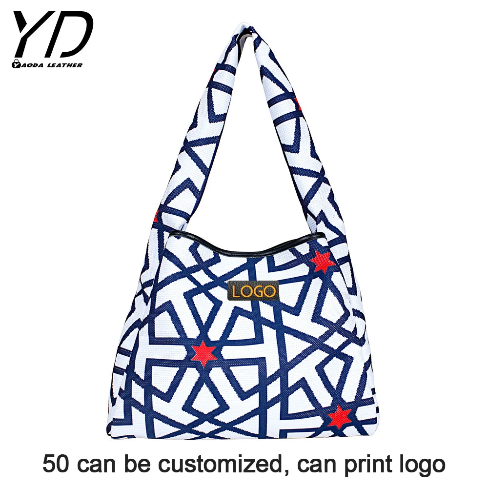 New Arrival Crochet Bag Portable Knitted Woven Women Shoulder Bags