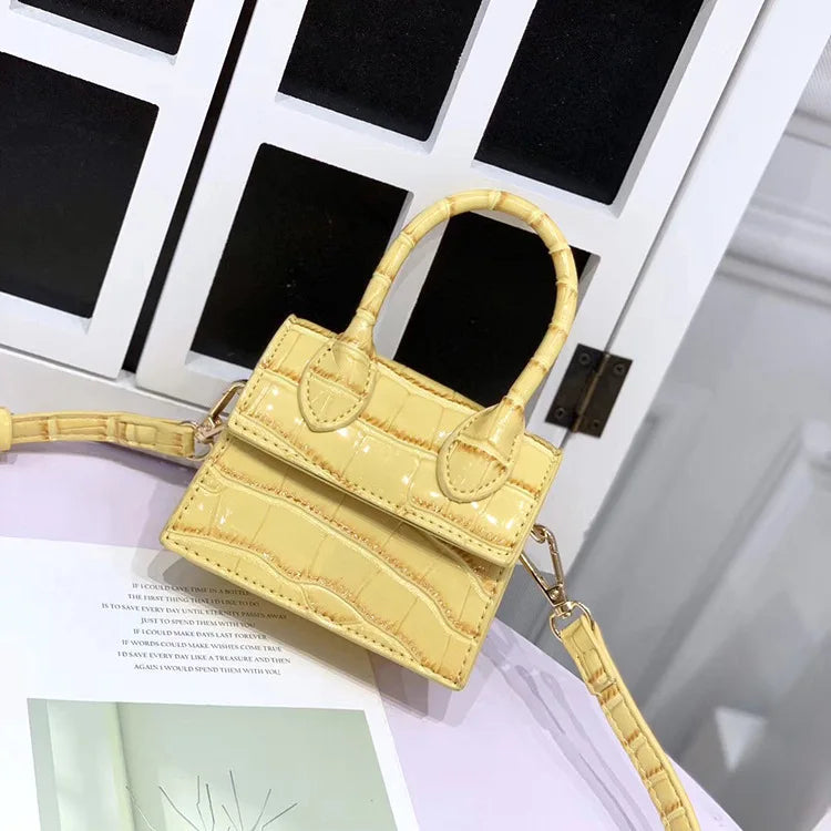 New Arrival Crocodile PU Leather Crossbody Hand Bag Ladies Mini Purse Women Handbag