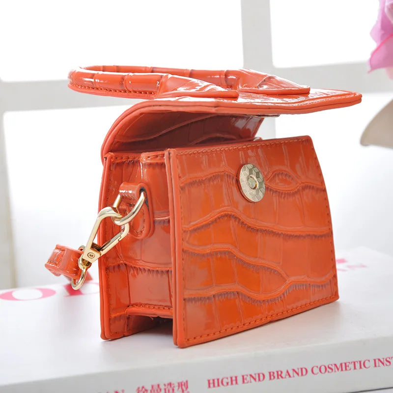 New Arrival Crocodile PU Leather Crossbody Hand Bag Ladies Mini Purse Women Handbag