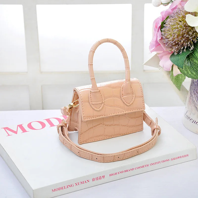 New Arrival Crocodile PU Leather Crossbody Hand Bag Ladies Mini Purse Women Handbag