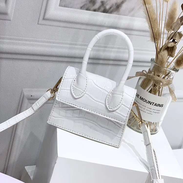 New Arrival Crocodile PU Leather Crossbody Hand Bag Ladies Mini Purse Women Handbag