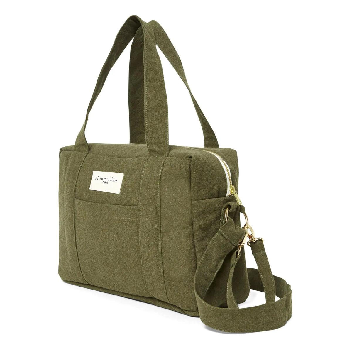 New Baby Changing Bag Female Cotton Diaper Travel Canvas Duffel Bag Sports Tote Gym Foldable Shoulder Weekender Bag