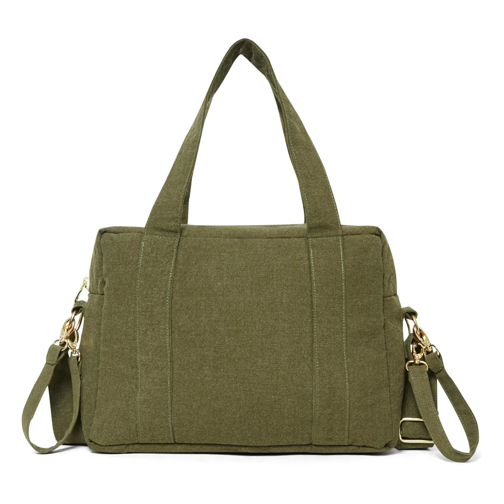 New Baby Changing Bag Female Cotton Diaper Travel Canvas Duffel Bag Sports Tote Gym Foldable Shoulder Weekender Bag