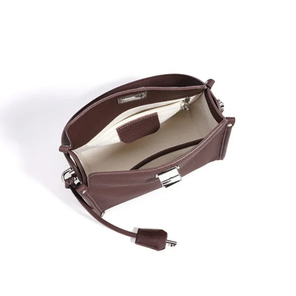 New Genuine Leather Women's Handbags Casual Fashion Lady Bag High Quality Cowhide Ladies Shoulder Bag Underarm Bag