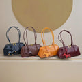 New Genuine Leather Women's Shoulder Bags Underarm Bags Vegetable Tanned Cowhide Ladies Handbags Fashion Women's Bags