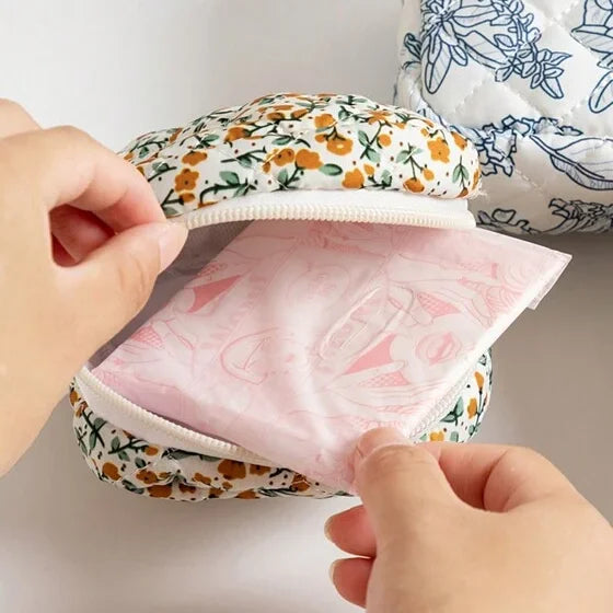 New Large Capacity Portable Cosmetic Beauty Packaging Nylon Fabric Professional Makeup Bag Cosmetics Retail Bags