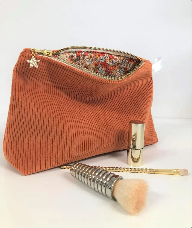 New Luxury Velvet Beauty Cosmetic Bag Corduroy Beauty Cosmetic Bag Velvet