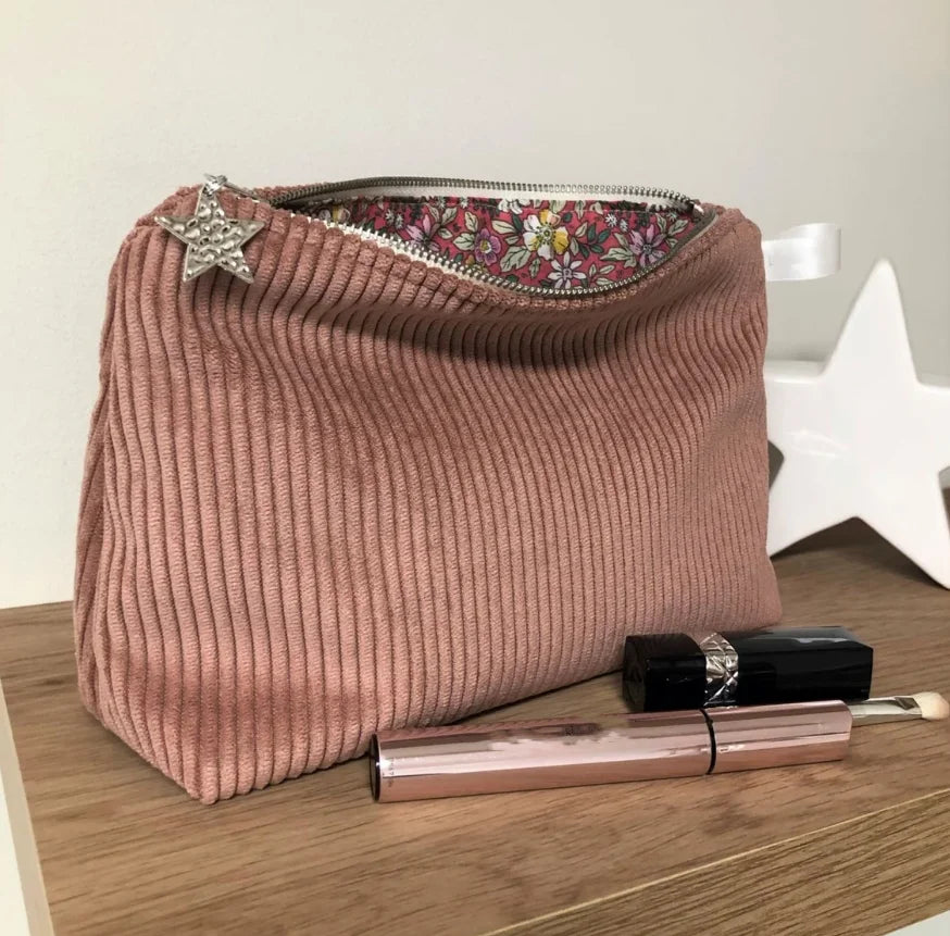 New Luxury Velvet Beauty Cosmetic Bag Corduroy Beauty Cosmetic Bag Velvet
