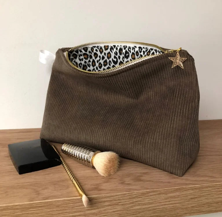 New Luxury Velvet Beauty Cosmetic Bag Corduroy Beauty Cosmetic Bag Velvet