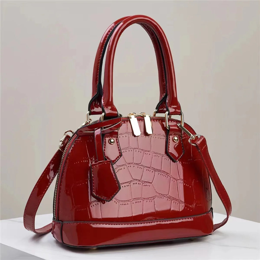 New Simple Casual Retro Crossbody Bag Women Elegant Fashionable Minimalist Trendy Handbag Zipper Closure PU Leather Polyester