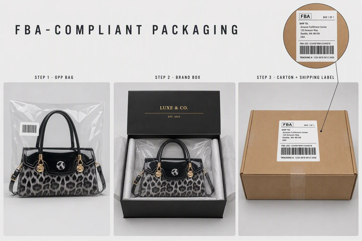 OEM Leopard Print Waterproof PU Shoulder Bag Custom Logo Private Label Low MOQ Animal Print Crossbody FBA-Ready Wholesale