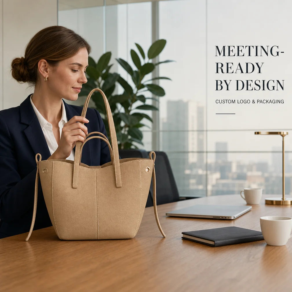 OEM ODM Custom Logo Shoulder Bag Single Strap Portable Lady Handbag Cotton Lining Low MOQ Wholesale Manufacturer