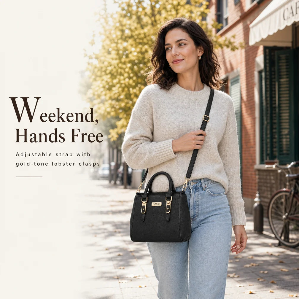 OEM ODM PU Leather Satchel Handbag Manufacturer Custom Logo Private Label Top Handle Tote Bag for Wholesale BSCI Factory