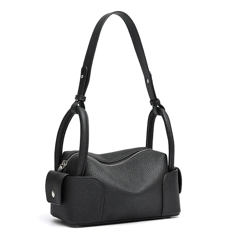 OEM ODM Women's Bags New Genuine Leather Ladies Shoulder Crossbody Bags Casual Fashion Cowhide Handbags for Women