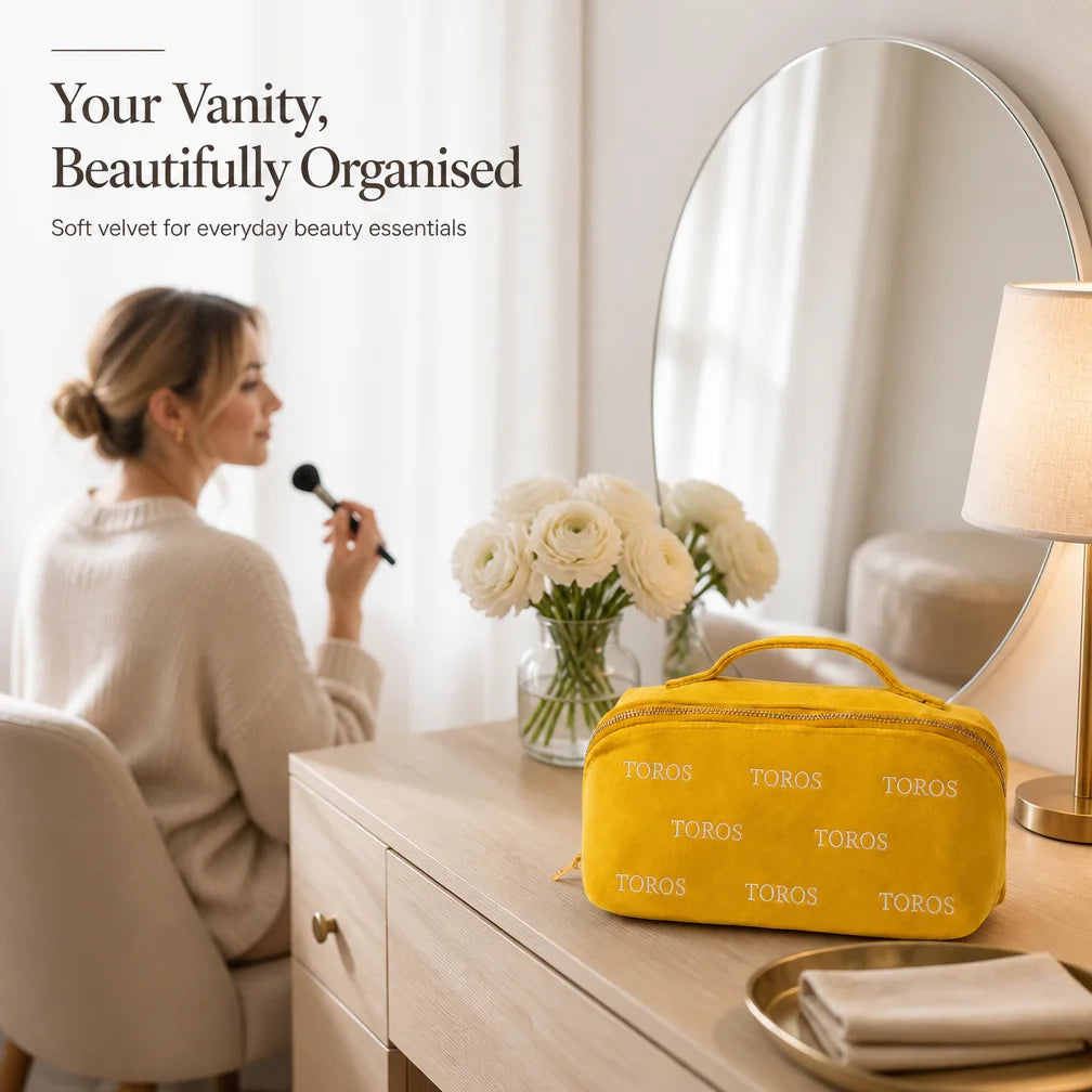 OEM Personalized Large Capacity Soft Velvet Cosmetic Bag Custom Logo Embroidery Makeup Organizer Low MOQ Travel Pouch Wholesale