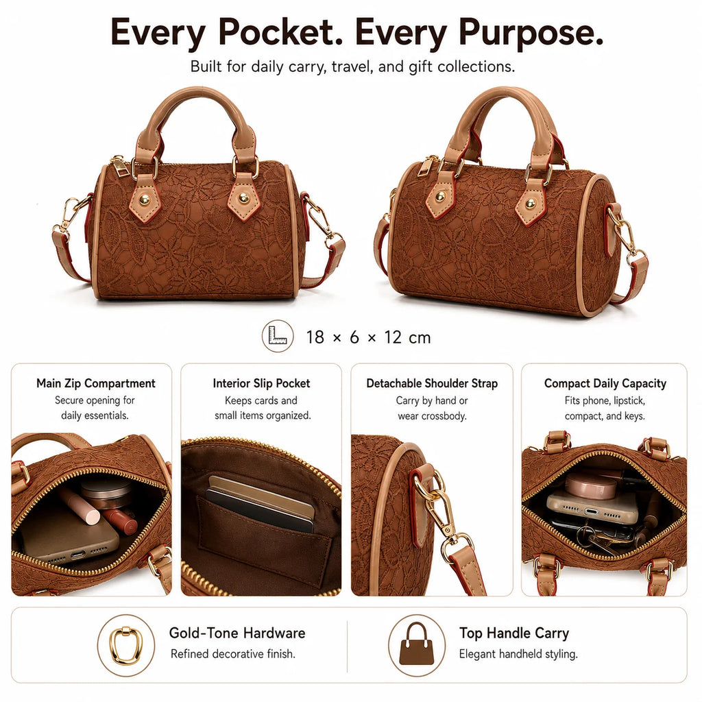 PU Bowling Crossbody Bag Custom Development for Independent Retail Collections