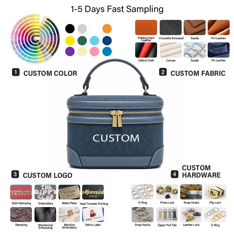 PU Large-Capacity Portable Cosmetic Bag High-End Travel for Toiletry Case with Durable Soft Printed Pattern