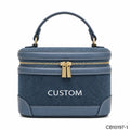 PU Large-Capacity Portable Cosmetic Bag High-End Travel for Toiletry Case with Durable Soft Printed Pattern