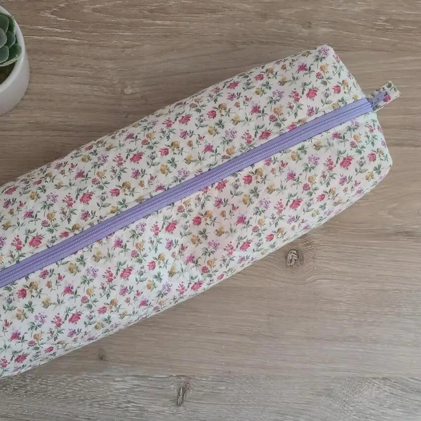 Personalized Floral Printed Travel Case Makeup Packaging Hair Tools Storage Bag Bridesmaids Gift Quilted Toiletry Bag