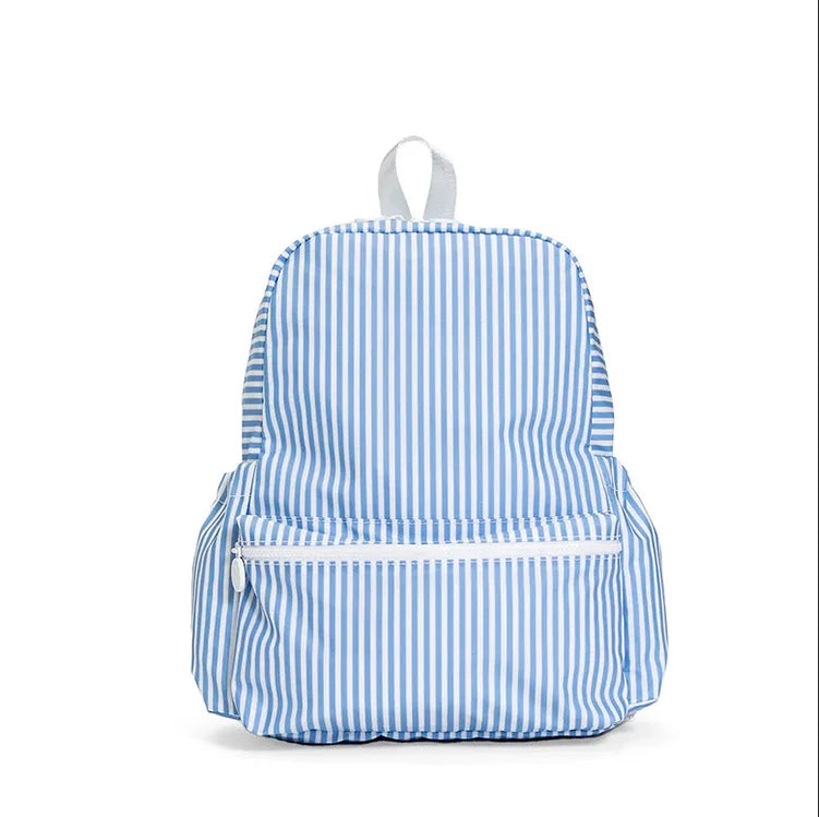 Personalized Kid BackPack Embroidery Gingham School Bag Custom Cute Toddler Backpack