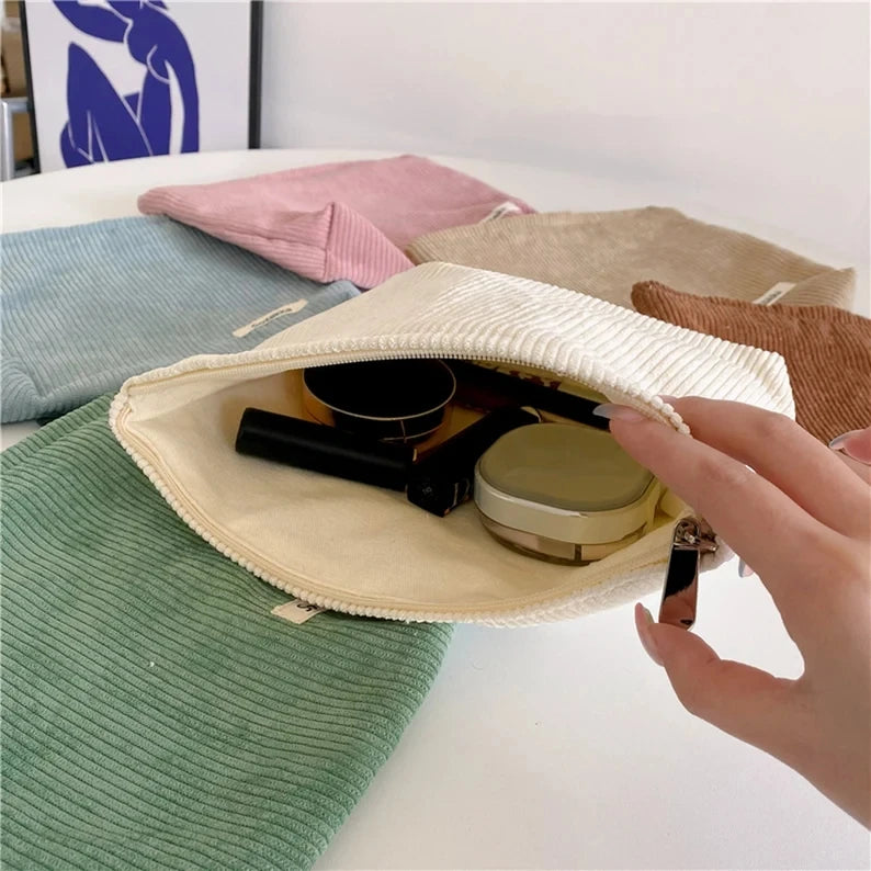 Plain Packaging Zipper Travel Pouch Organizer for Teens Small Lot