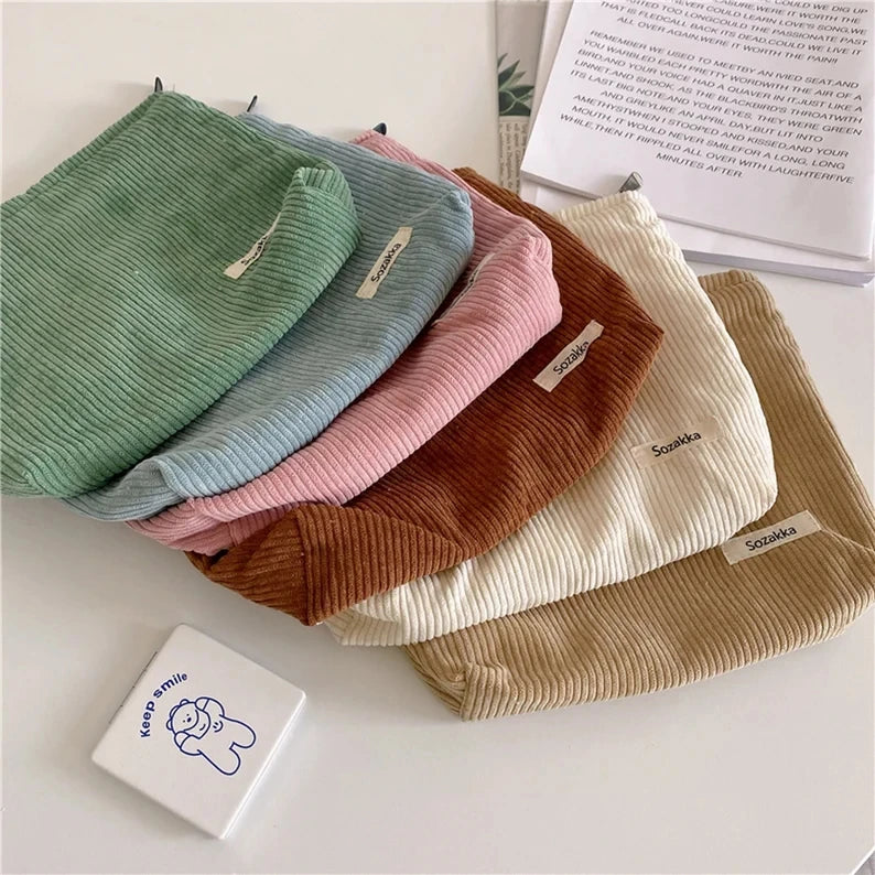 Plain Packaging Zipper Travel Pouch Organizer for Teens Small Lot