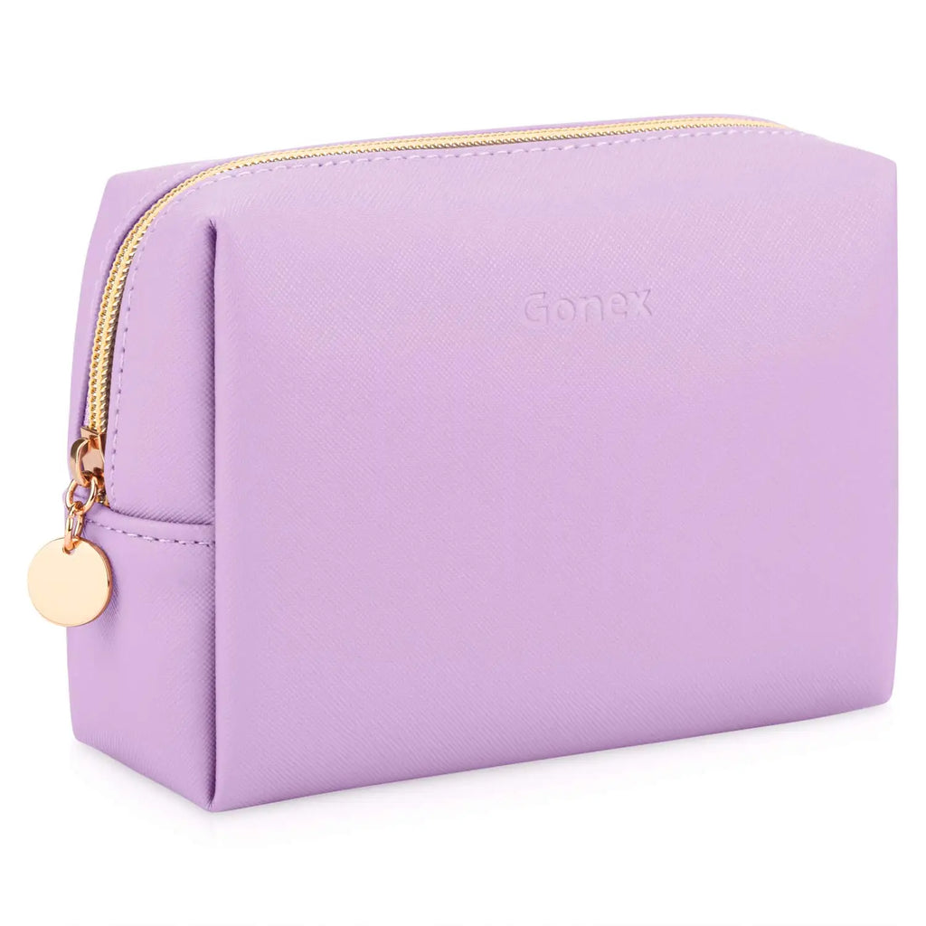 Portable PU Vegan Leather Makeup Bag Fashion Travel Cosmetic Pouch Bag for Women