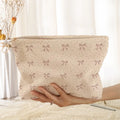 Portable with Compartments Travel Small Storage Beauty Salon Bag Pouch clear Makeup Cosmetic Bags