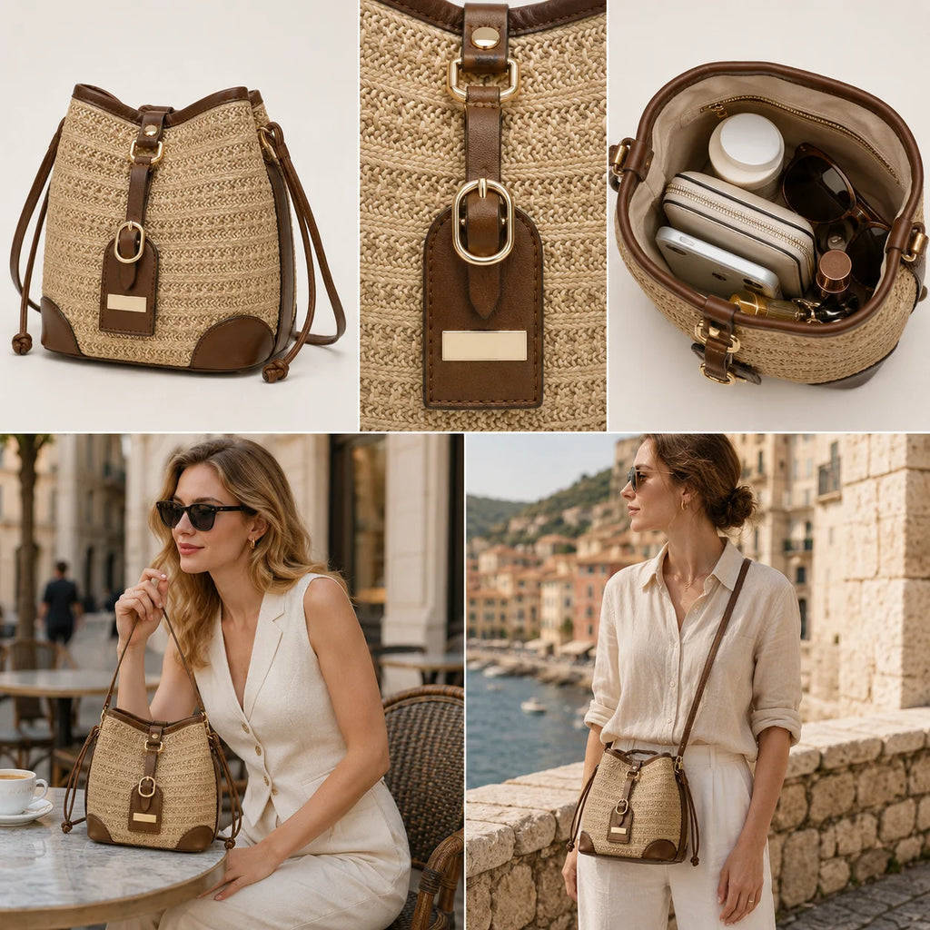 Premium Crossing Bag | Elegant Women's Handheld Bag | Vacation Resort Style Handbag |7-10 Days Sampling