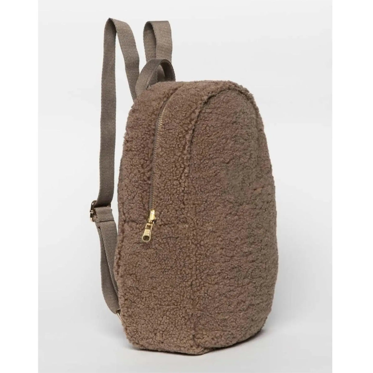 Preppy Style Lamb Wool School Bag Women Winter Solid Color Kids Sherpa Mini Backpack