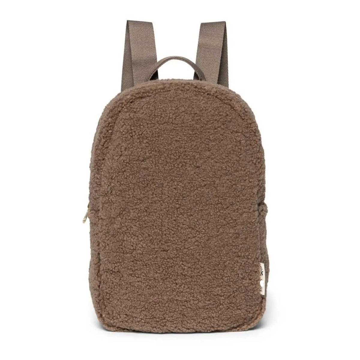 Preppy Style Lamb Wool School Bag Women Winter Solid Color Kids Sherpa Mini Backpack