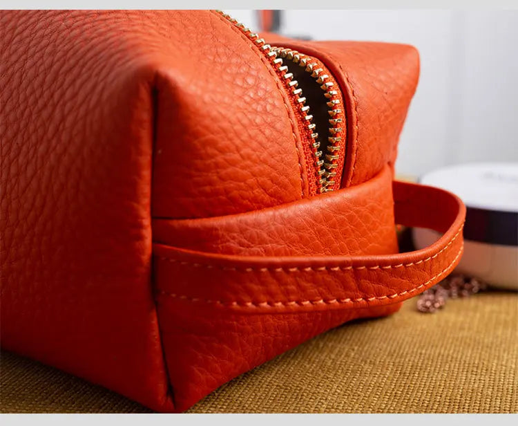 Pu Travel Makeup Cosmetic Skincare Small Zipper Pouch Large Bag Packaging Small Pouches for Girls