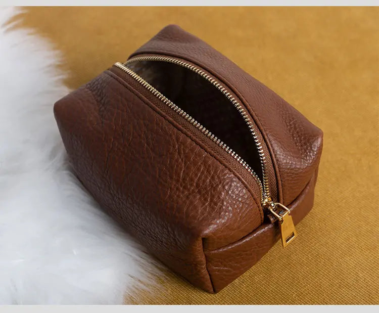 Pu Travel Makeup Cosmetic Skincare Small Zipper Pouch Large Bag Packaging Small Pouches for Girls