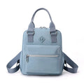 Purse Fashionable Women's Nylon Small Backpack and Waterproof Travel Shoulder Bag with Polyester Lining Zipper Closure