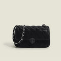 Quilted Chain Flap Bag 5 Colors Custom Color Crossbody Shoulder Handbag with Woven Chain Strap for Women Wholesale OEM ODM