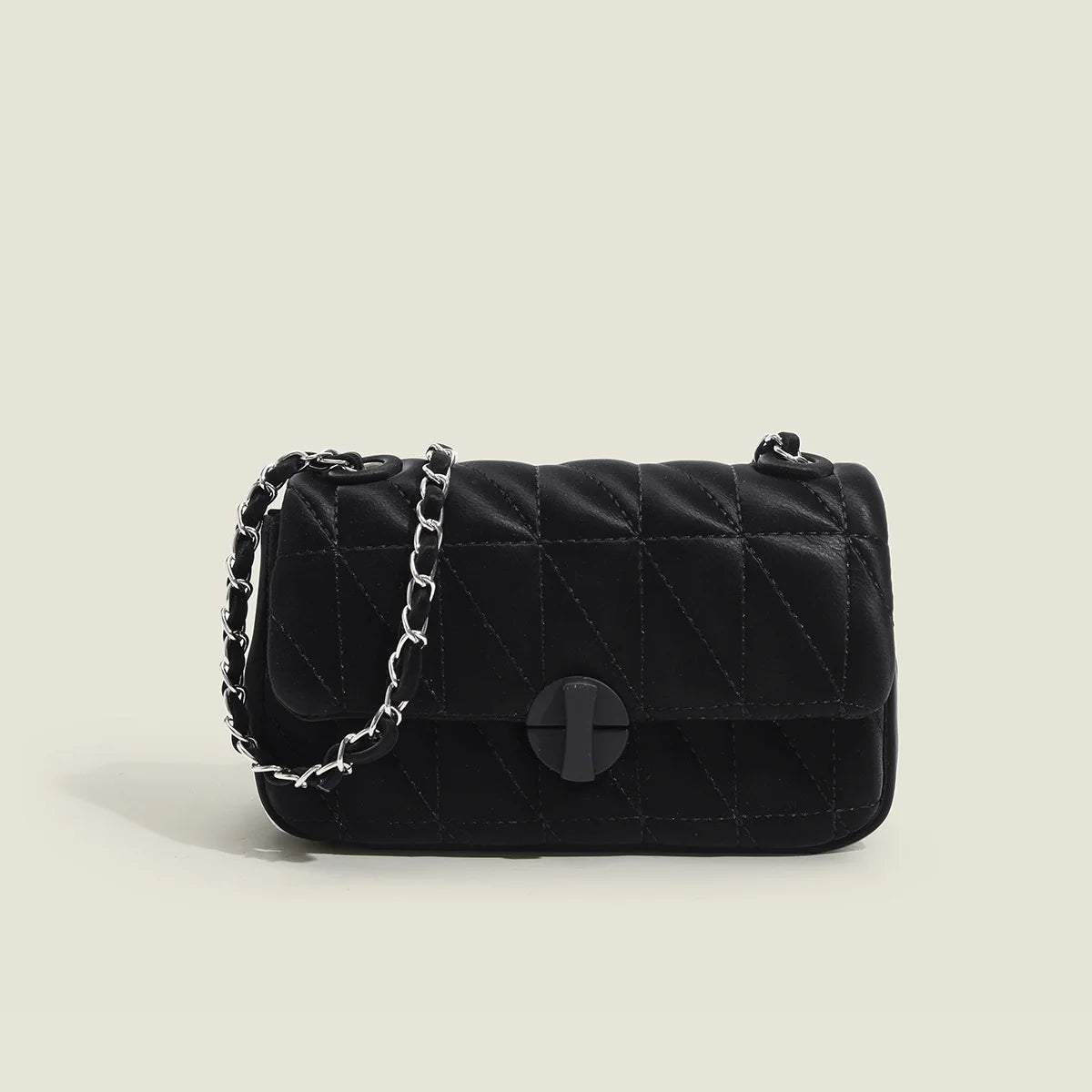 Quilted Chain Flap Bag 5 Colors Custom Color Crossbody Shoulder Handbag with Woven Chain Strap for Women Wholesale OEM ODM