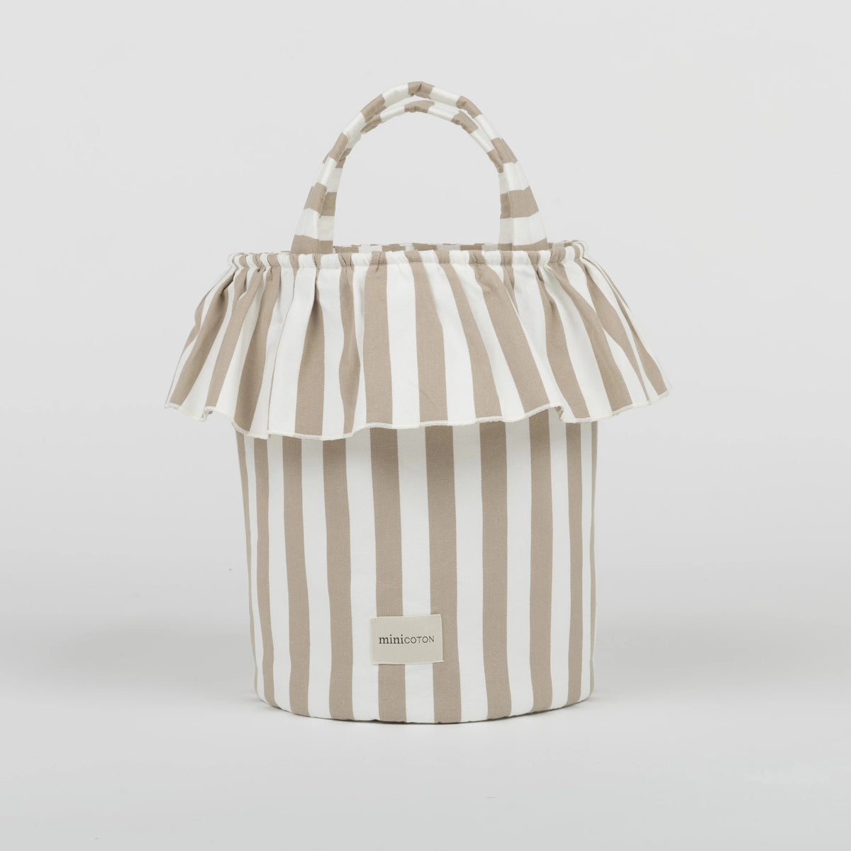 Ruffle Gingham Mommy Diaper Bag Drawstring Stroller Hanging Handbag Custom Logo Pattern Size for Baby Gift Wholesale