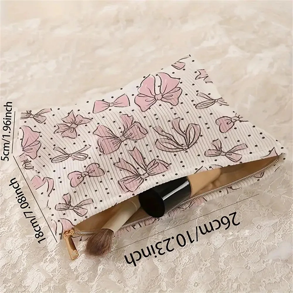Sample Pouch Trendy Beautiful Branded Handed Bags Makeup Professionnel Cosmetic Storage Bag with Handle for Travel