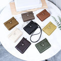 Simple Fashion Genuine Leather Small Bags Soft Cowhide Hanging Neck Mini Bags Earphone Bags Card Bags Coin Purse