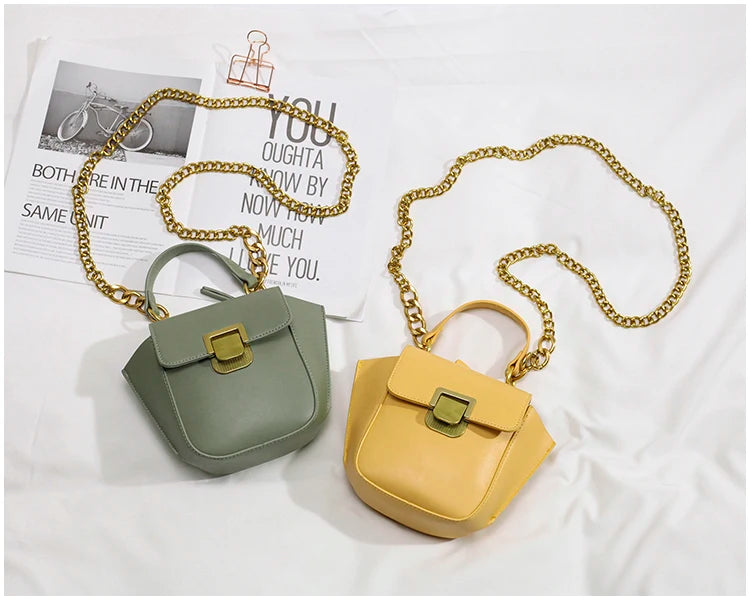 Small Bag Female 2019 New Korean Slung wings Summer Wild Hong Kong Wind Single Shoulder Chain Bag