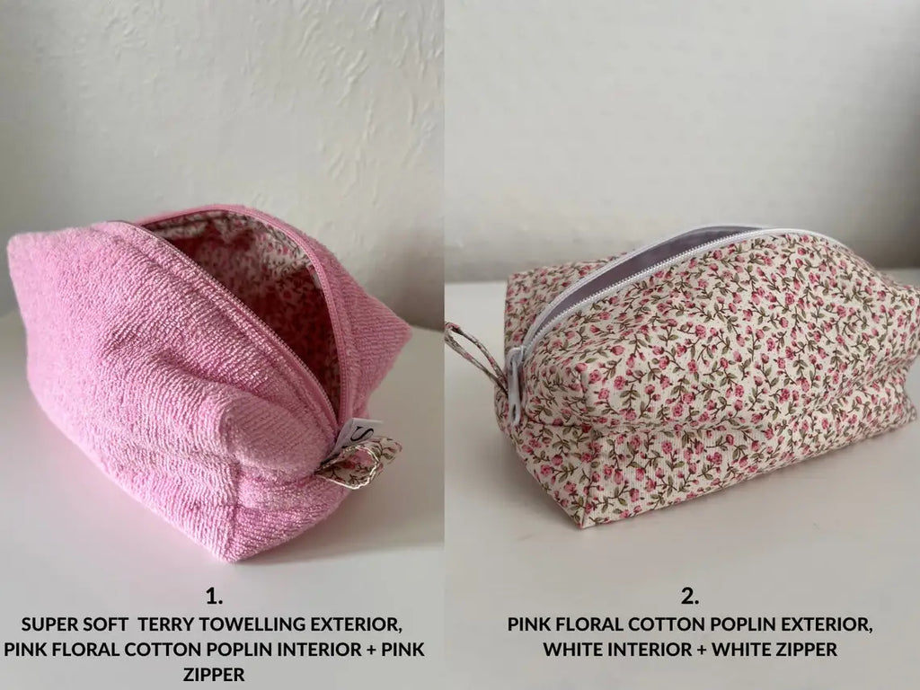 Small Make up Cotton Storage Gift Bags Pouch Cosmetik