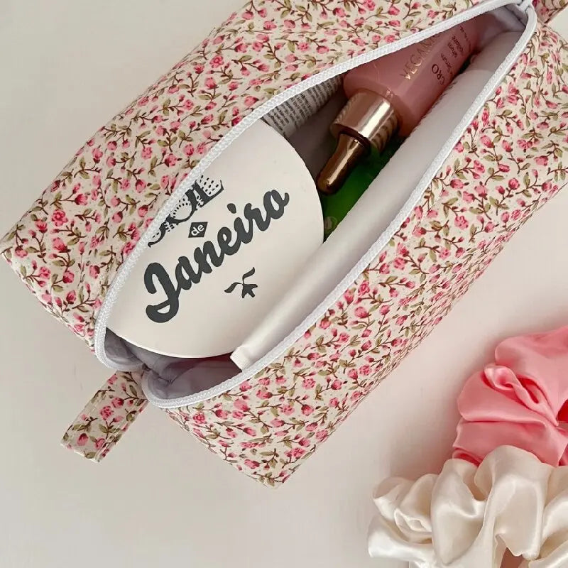 Small Make up Cotton Storage Gift Bags Pouch Cosmetik