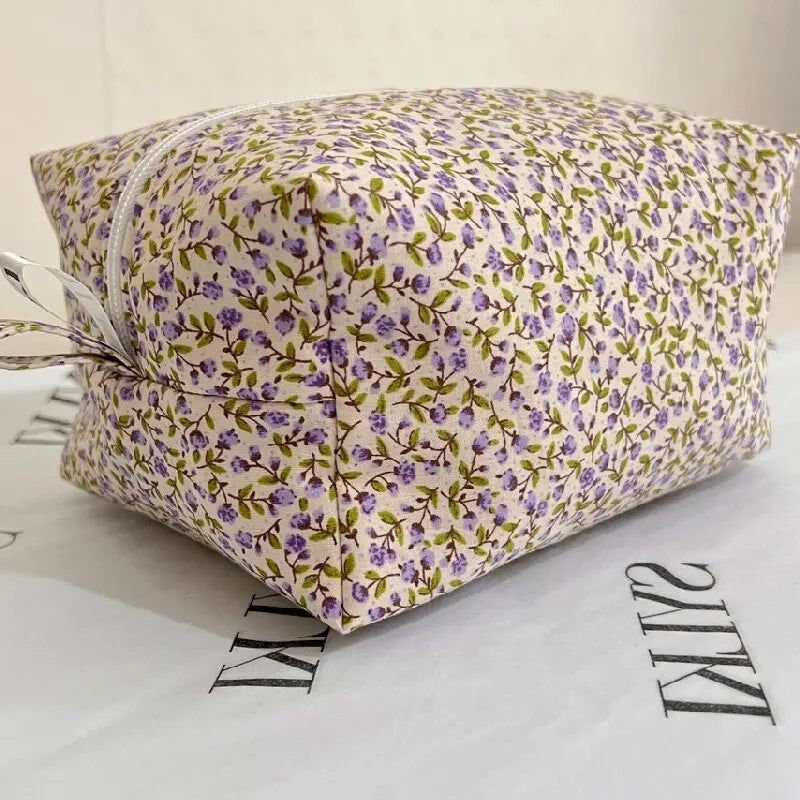 Small Make up Cotton Storage Gift Bags Pouch Cosmetik