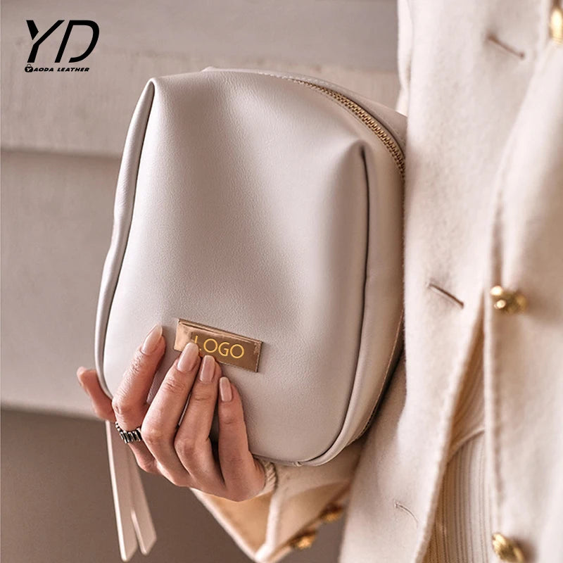 Small Water PU Resistance Zipper Cosmetic Bags Fashionable Custom MakeUp Bag Travel Cosmetic Pouch