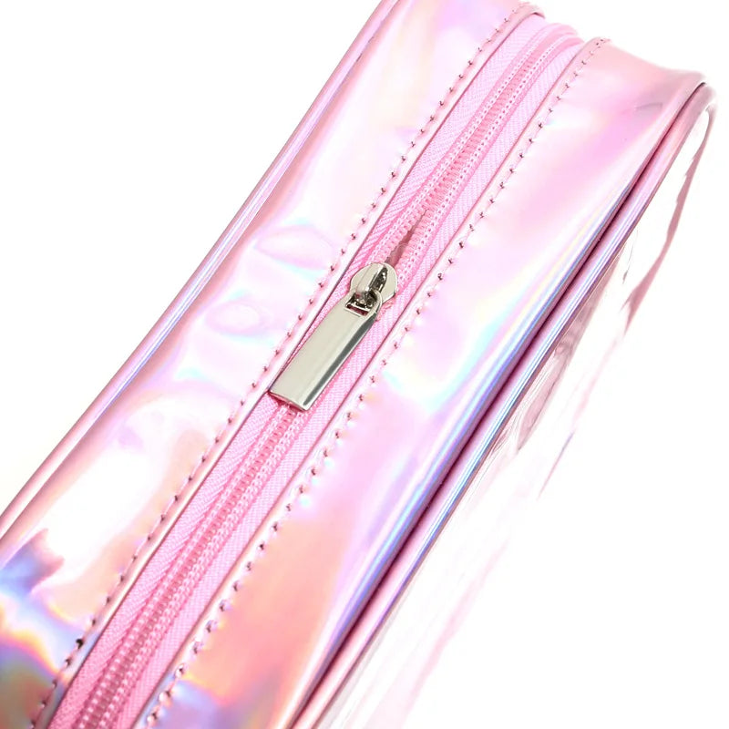 Small clear Cosmetic Transparent Pvc Zipper Makeup Bags Big Luxury with Compartments