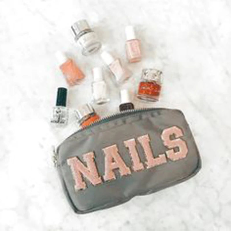 Soft Travel Make up Pouches Toiletry Cosmetic Pouch Makeup Bag Cosmetics with Zipper Custom