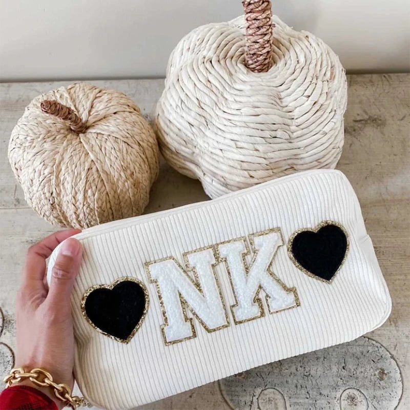 Soft Travel Make up Pouches Toiletry Cosmetic Pouch Makeup Bag Cosmetics with Zipper Custom