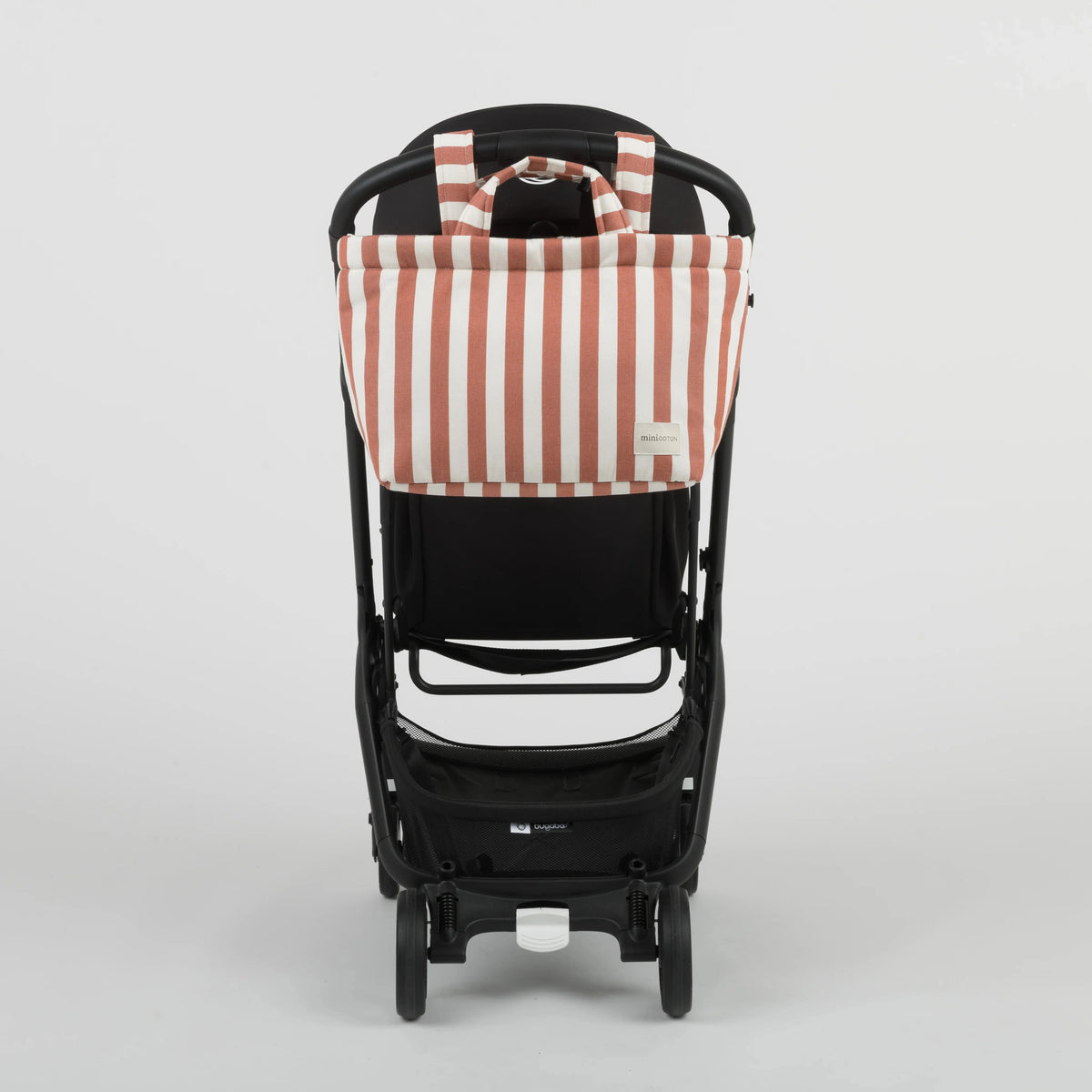 Striped Diaper Tote Large Capacity Baby Mommy Bag Stroller Hanging Handbag Custom Logo Pattern Size