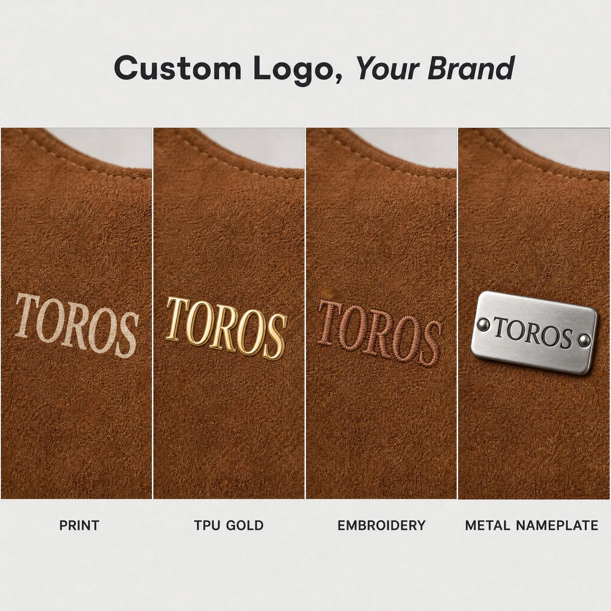 Suede Handbag Custom Logo Leopard Print Women Large Capacity Tote Bag Retro Shoulder Bag OEM ODM Manufacturer