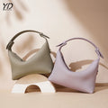 Top Grade Leather Women's Hobo Bags Minimalist Style Shoulder Bags